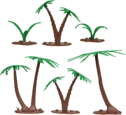 Vista 7 de TimMee - Cubo de dinosaurio prehistórico y hombre de las cavernas, 83 piezas de figuras de plástico y terreno