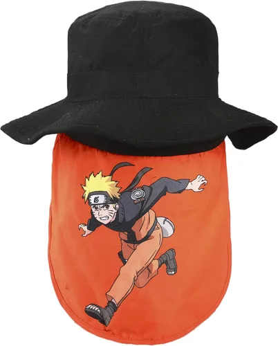 Vista 2 de Naruto - Sombrero de sol para hombre, color negro, Negro, L
