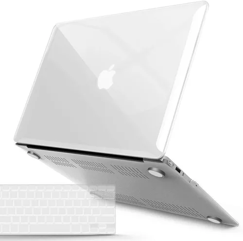 Vista 22 de IBENZER - Funda compatible con MacBook Air de 11 pulgadas, modelo A1370 A1465, funda de plástico suave al tacto, rígida, en paquete con funda