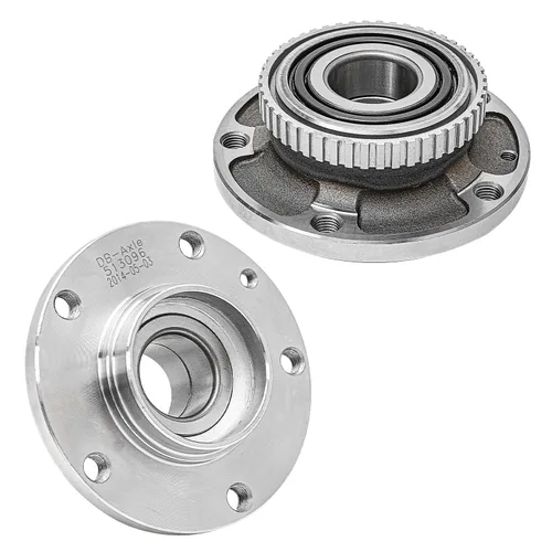 Vista 40 de Detroit Axle - Par de cojinetes de rueda delantera/trasera para Ford Edge 11-14, 09-19 Flex, 13-19 Police Interceptor Sedan, 14-18 Police Sedan