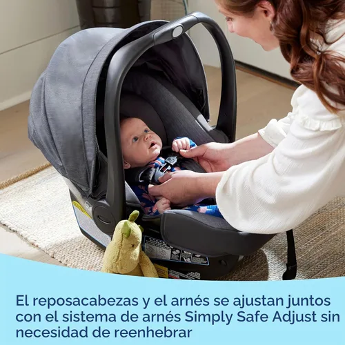 Vista 5 de Graco® SnugRide DLX - Asiento infantil para automóvil con tecnología de pierna de carga, Astaire