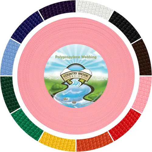 Vista 12 de Country Brook Design - Correa de polipropileno (Polypro) de 1/2 pulgada Negro