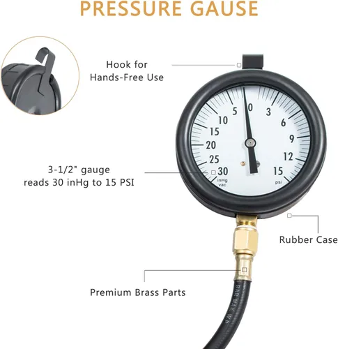 Vista 2 de Yoursme TU-32-6 6.6L para kit de prueba de sistema de presión de combustible diesel GM
