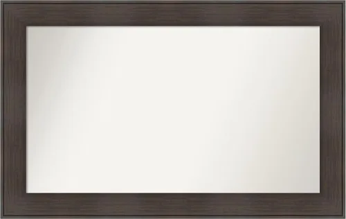 Vista 33 de Amanti Art Espejo personalizado, espejo de baño de veta de madera rústica William, espejo de pared o espejo de tocador de baño sobre el fregadero