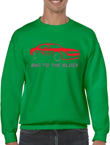 Vista 56 de Bad To The Block - Sudaderas con capucha y cuello redondo para hombre