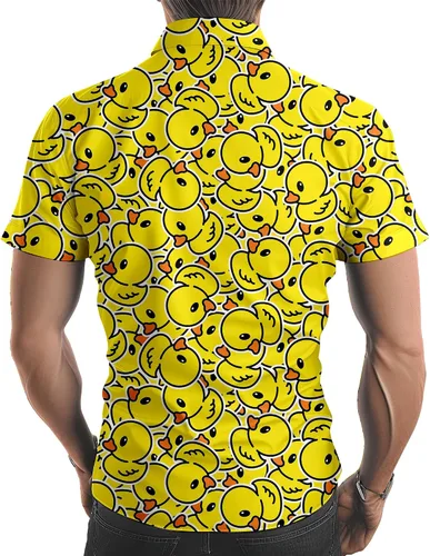 Vista 5 de Camisas de los años 80 para hombre, divertido traje vintage de los años 90 para hombres, camisas hawaianas abotonadas para fiesta de los años 90