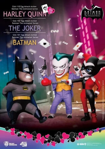 Vista 7 de Beast Kingdom Batman The Animated Series: Harley Quinn EAA-118 Egg Attack Figura de acción, multicolor