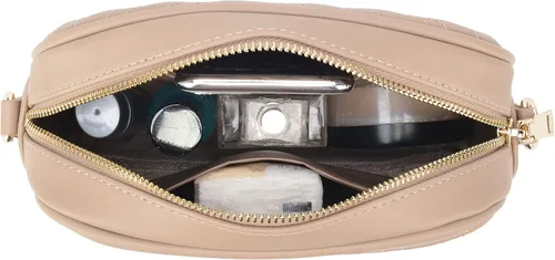 Vista 5 de lola mae Bolso bandolera acolchado, bolso de hombro de diseño moderno