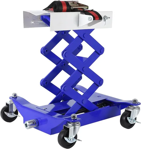Vista 8 de Gato de transmisión de bajo perfil de 450 libras - Elevadro para reparación de automóviles de servicio pesado con rango de altura de 7-23 pulgadas
