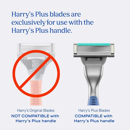 Vista 2 de Harry's Recambios de maquinilla de afeitar Plus - 10 cartuchos de cuchillas