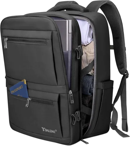 Vista 13 de BALEINE Mochila de Viaje para Mujeres y Hombres, Mochila Grande y Resistente de Equipaje de Mano para Laptop, Regalos para Negocios, Casual, Fin