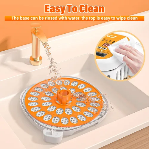 Vista 7 de 36 incubadoras de codorniz para incubar huevos, incubadora de huevos de codorniz con giro automático de huevos y control de humedad, control