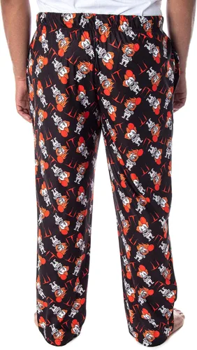 Vista 2 de IT The Movie - Pantalones de pijama para hombre con diseño de payaso