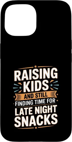 Vista 6 de Raising Kids and Still Finding Time for Late Night Snacks Case for iPhone 17