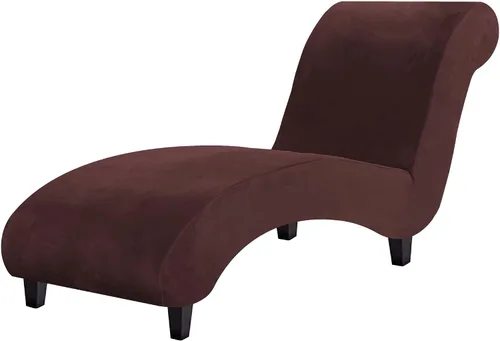 Vista 12 de H.VERSAILTEX Funda para Chaise Lounge de Interior de Terciopelo Funda Deslizable para Chaise de Alta Elasticidad Funda para Silla Lounge Funda