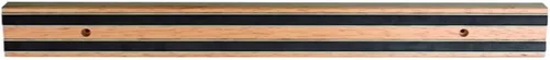 Vista 6 de TrueCraftware -Barra de herramientas magnética de madera de 12 pulgadas con dos tiras magnéticas- Soporte multiusos para cuchillos, tira