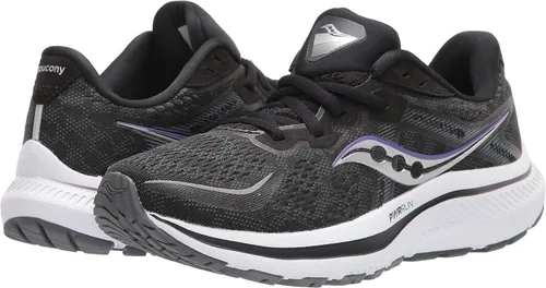 Vista 7 de Saucony Omni 20 - Tenis de correr para mujer, NegroBlanco
