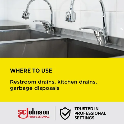 Vista 8 de Drano Removedor de obstrucciones líquido, transparente, 32 onzas líquidas, paquete de 12