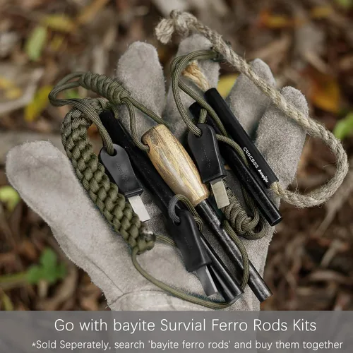 Vista 9 de Survival Wick - Kit de manguitos de tubo de fuelle impermeable y aluminio para arranque de incendios