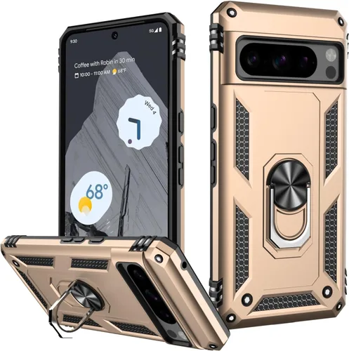 Vista 105 de LUMARKE para Google Pixel 3A XL - Funda con protector de pantalla, funda protectora grado militar probada contra caídas de 16 pies con soporte