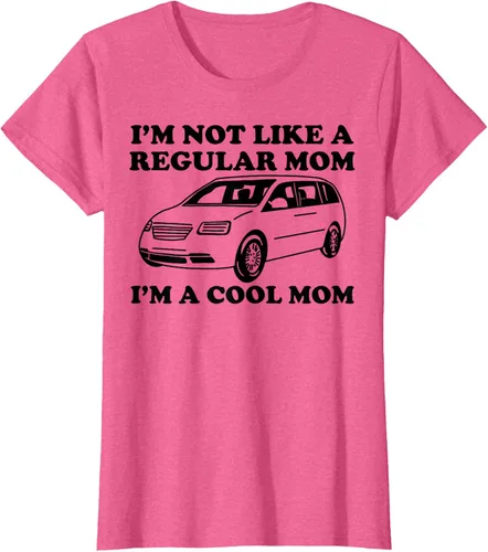 Vista 18 de Camiseta divertida de mamá con texto en inglés "I'm Not Like A Regular Mom I'm A Cool Mom", Blanco, S