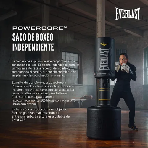 Vista 3 de Everlast Unisex Power Core Freestanding Punch Bag