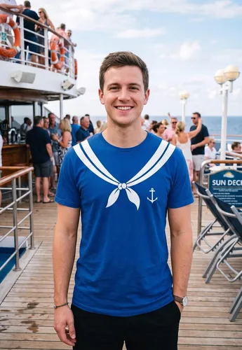 Vista 6 de Tstars Camisa náutica marinera para hombre, camiseta de capitán ancla azul marino para Halloween, despedida de soltero o evento temático