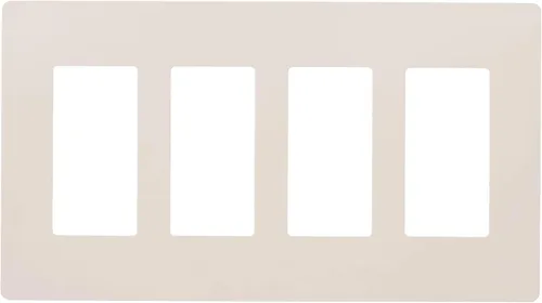 Vista 13 de Faith Placa de pared eléctrica sin tornillos para decoración de 4 segmentos, 4.68 pulgadas de alto x 8.4 pulgadas de largo, se adapta a GFCI