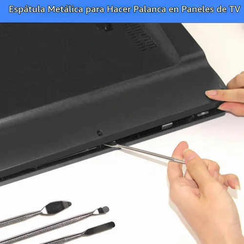 Vista 2 de Juego de herramientas para quitar molduras, incluye herramientas de extracción de plástico, spudger de metal, pinzas de precisión y herramientas