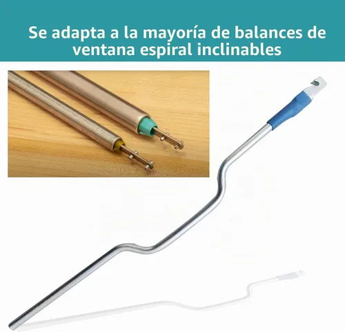 Vista 5 de Herramienta de tensión de ventana para balanceo espiral inclinable H 3787, engancha el equilibrio e inserta en el zapato de ventana adecuado