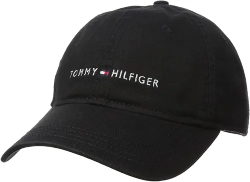 Vista 5 de Tommy Hilfiger - Gorra de béisbol ajustable de algodón con logo para hombre
