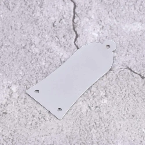 Vista 5 de 3 Agujeros Metal Bell en forma de campana de guitarra cubierta de varilla cubierta para guitarra eléctrica (plata)