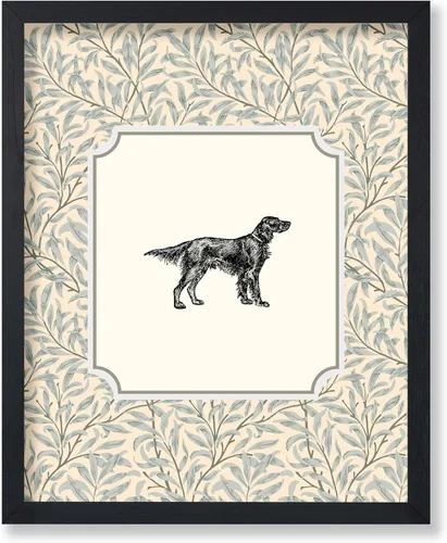 Vista 24 de Poster Master Póster Vintage de Cocker Spaniel Inglés - Impronta Retro de Perro - Arte Floral - Arte de Cachorros - Arte para Amantes de Animales