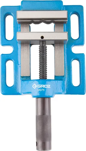 Vista 2 de Groz Unigrip 35120 - Prensa de taladro de 3 pulgadas, hierro fundido con base de tierra de precisión, apertura de mandíbula de 2-3/4 pulgadas, 3