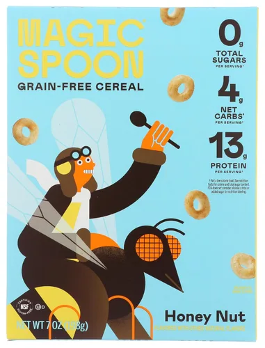 Vista 23 de Cereal Magic Spoon - Cereales Altos en Proteínas - Snacks Sin Azúcar y Comida para el Desayuno - Cereal Sin Granos y Sin Gluten - Snacks Saludables