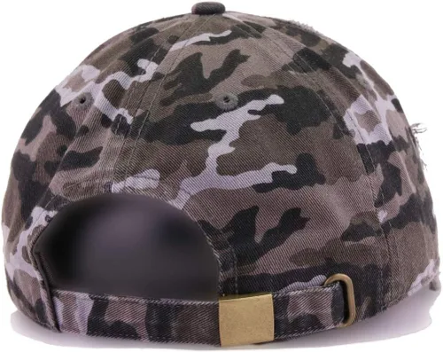 Vista 4 de The Rock Bull - Gorra de béisbol vintage bordada de algodón ajustable envejecida