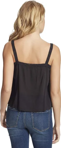 Vista 3 de Jessica Simpson Blusa de encaje Albi Pintuck Cami para mujer