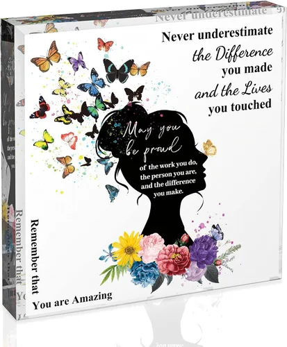 Vista 9 de Regalos cristianos para mujeres de cumpleaños, regalos inspiracionales de mariposa para mujeres amigas, mamá, hermana, niña, mujer católica, regalo