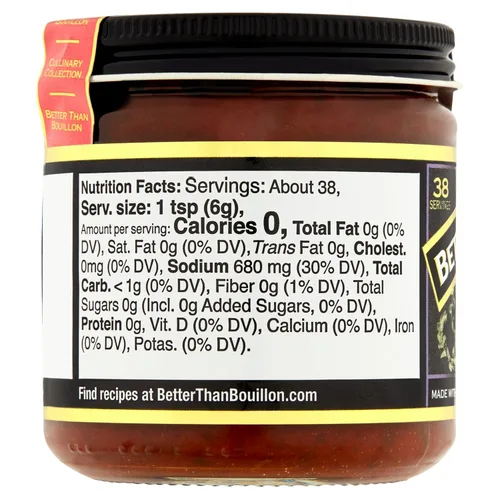 Vista 5 de Better Than Bouillon Culinary Collection Base, Sofrito contiene 38 porciones por frasco, tarro de vidrio de 8 onzas (paquete de 2) 16 onzas