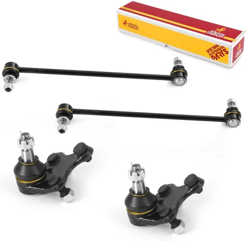 Vista 30 de Metrix Premium Chassis Parts - Juego de 4 piezas de articulación de rótula superior y barra estabilizadora delantera para Ford Ranger RWD 1998-2011