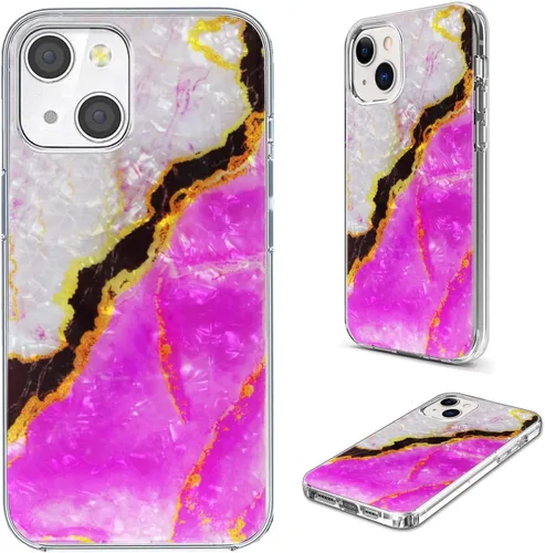Vista 32 de Funda para iPhone 14/13, funda transparente de TPU suave de ajuste delgado con diseño de paraguas rojo de la torre Eiffel de París, a prueba de Una