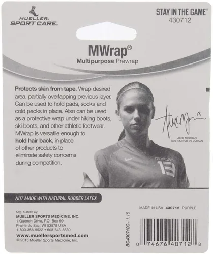 Vista 3 de Mueller M-Wrap - Envoltura interior pre-grabada, color verde, 1 rollo