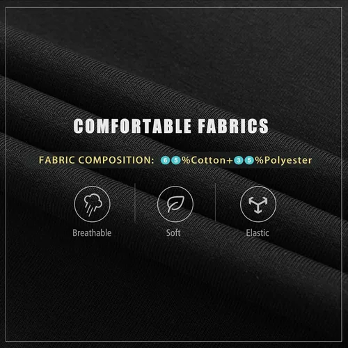 Vista 5 de BUXKR - Pantalones deportivos ajustados con bolsillos profundos para hombre para gimnasio correr y fisioculturismo