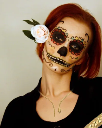 Vista 5 de LAKIYOYO Holloween - Gargantilla de serpiente con forma de serpiente ajustable, collar de barra curvada, joyería de Halloween, Cobre, otro