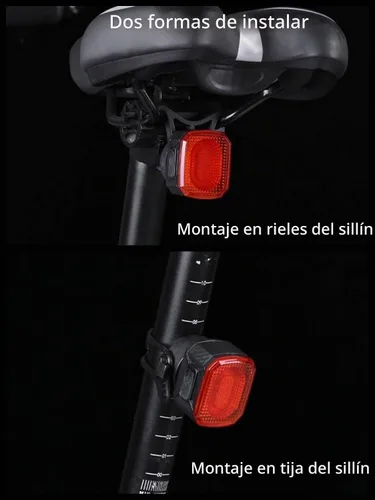 Vista 7 de VANSPARK CL1200 - Luces de bicicleta de 1200 lúmenes, faro de bicicleta con corte de 1200 lúmenes, luces de bicicleta recargables USB-C, cuerpo