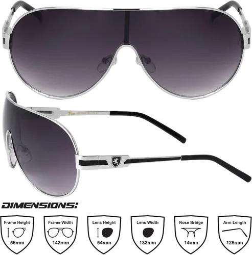 Vista 5 de Khan Indy - Gafas de sol de una pieza