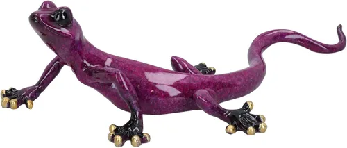 Vista 24 de AB Tools Blue Gecko Lizard Resina Cobertizo de pared Escultura Decoración Estatua Pequeña Casa Ornamento
