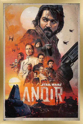 Vista 14 de Trends International Star Wars: Andor - Póster de pared de una hoja, 14.725 x 22.375 pulgadas, versión enmarcada de madera de granero Versión