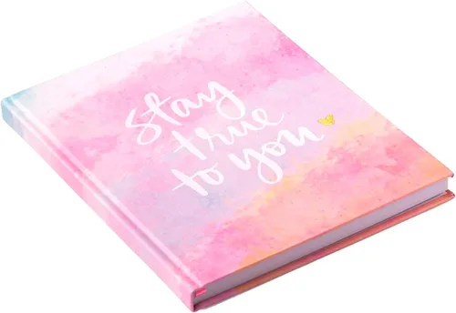 Vista 2 de Eccolo Dayna Lee Collection "Stay True To You" - Cuaderno de tapa dura de 8 x 10 pulgadas, 256 páginas forradas sin ácidos