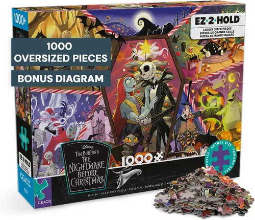 Vista 7 de Ceaco - Thomas Kinkade Disney Dreams: Mickey - Rompecabezas de 1000 piezas Mickey Halloween